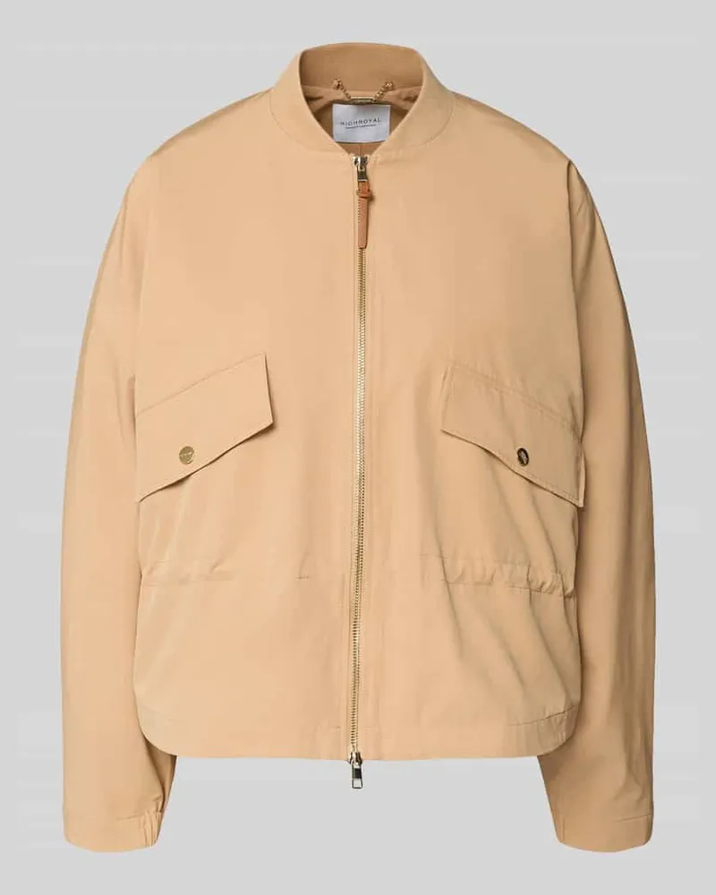 Rich&Royal Jacke mit Zweiwege-Reißverschluss Camel