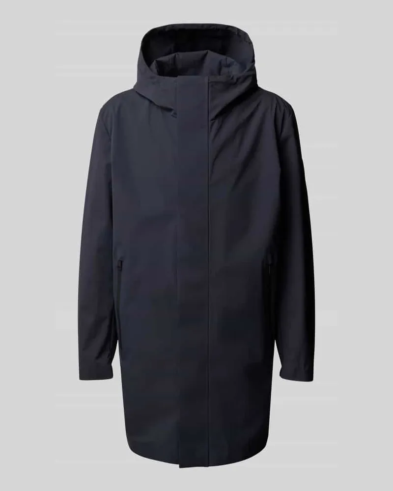 Strellson Mantel mit Reißverschlusstaschen Modell 'PARKA Marine