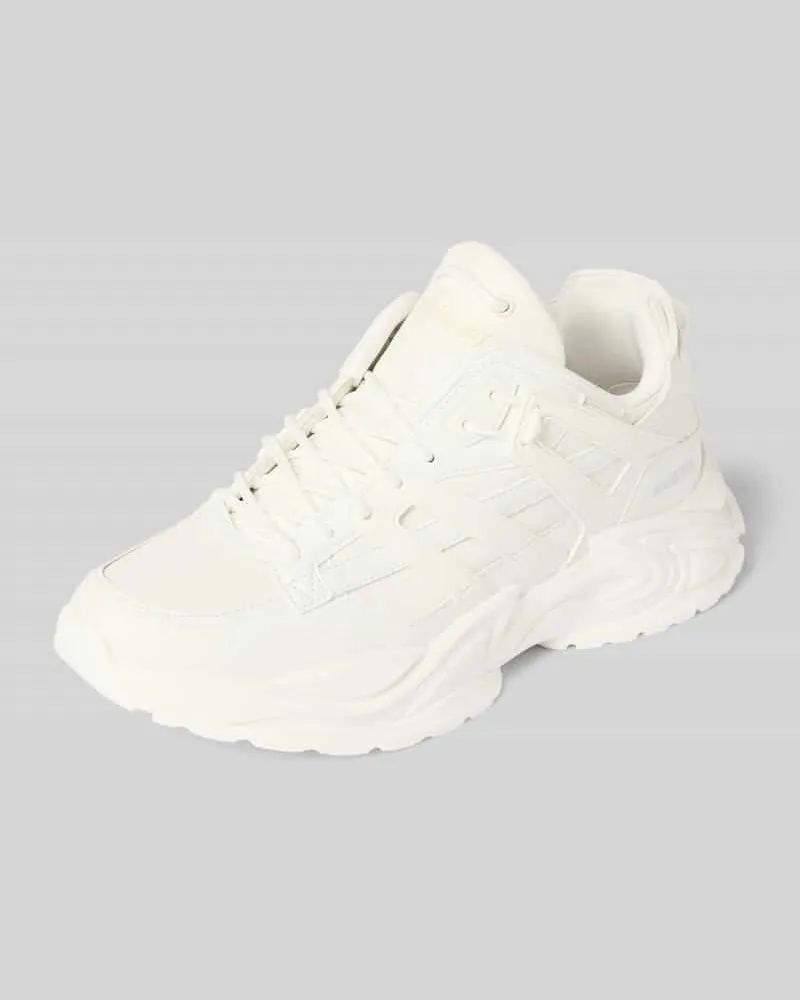 Guess Sneaker mit Schnürung und Label-Detail Modell 'BELLUNO LOW Weiss