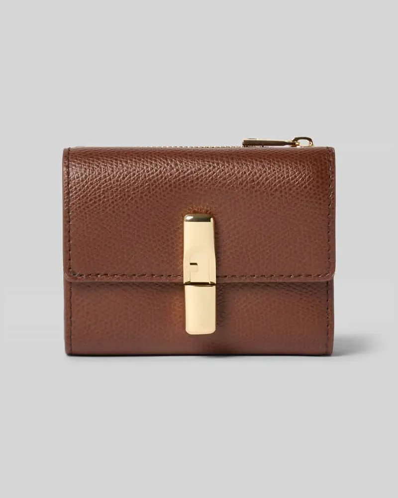 Furla Portemmonaie und Kartenetui im Set aus Leder Modell 'IRIDE Dunkelbraun
