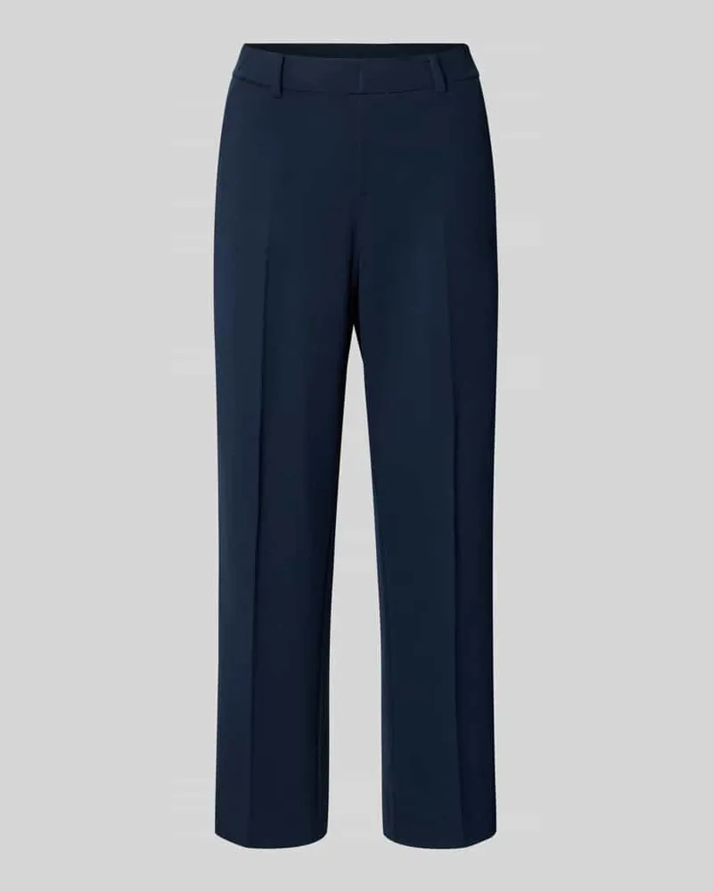 SteHmann Straight Fit Culotte aus Viskose-Mix Modell 'Fenja Marine