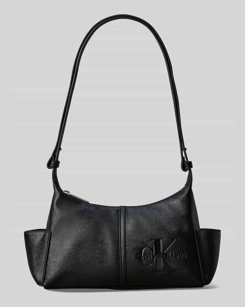 Calvin Klein Henkeltasche mit verstellbarem Umhängeriemen Black