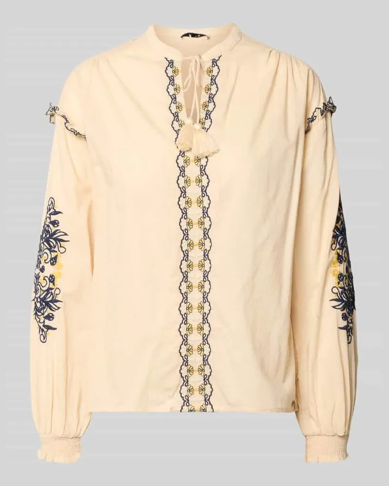 Pepe Jeans Loose Fit Tunika aus reiner Baumwolle Modell 'BELIZA Beige