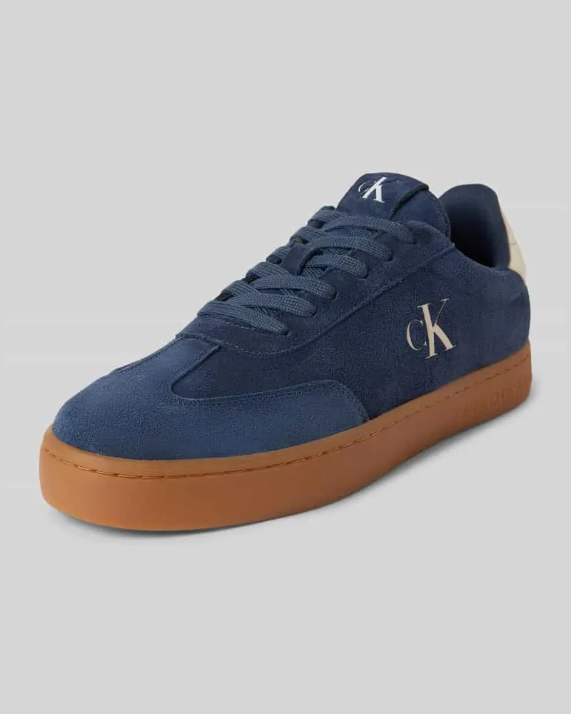 Calvin Klein Sneaker mit Label-Print Modell 'CLASSIC Dunkelblau