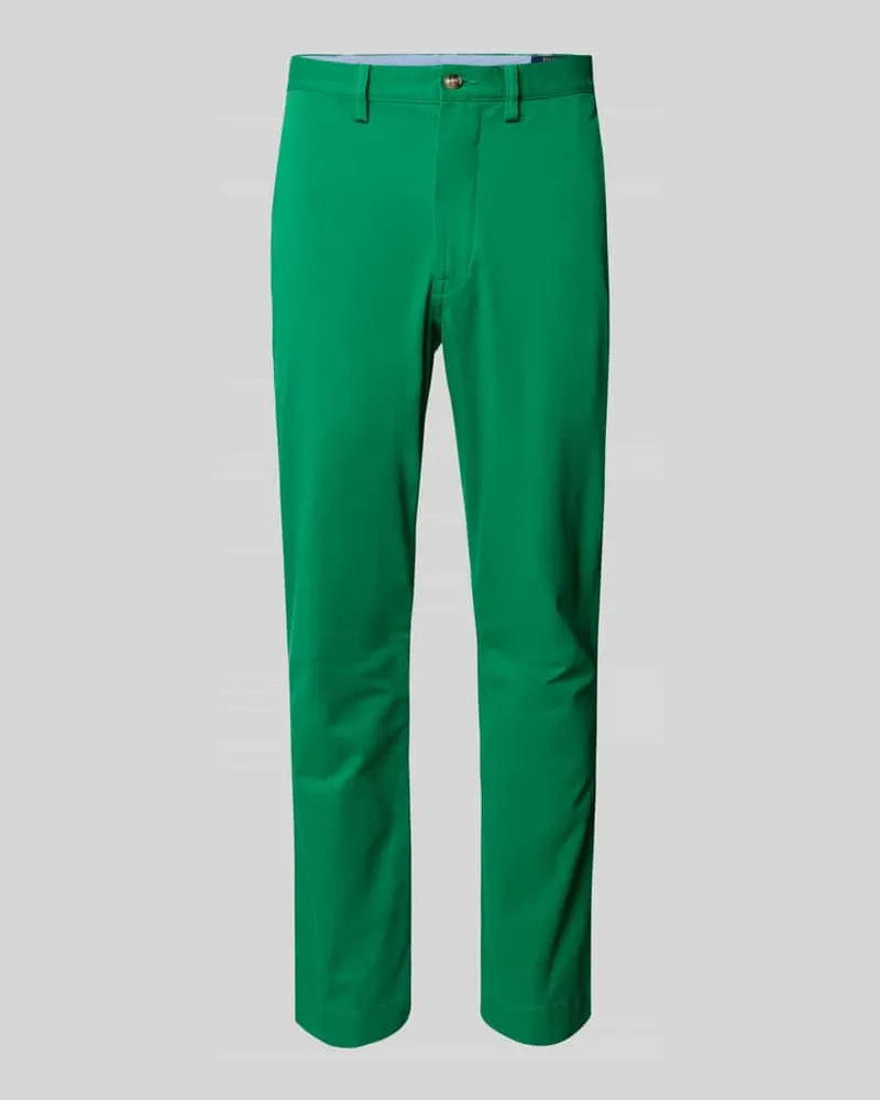 Ralph Lauren Regular Fit Chino mit Knopf- und Reißverschluss Gruen