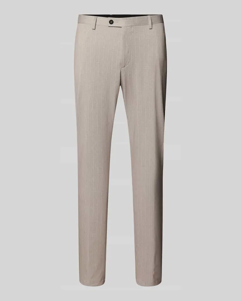 Digel Slim Fit Anzughose mit Gesäßtaschen Modell 'Ano Beige