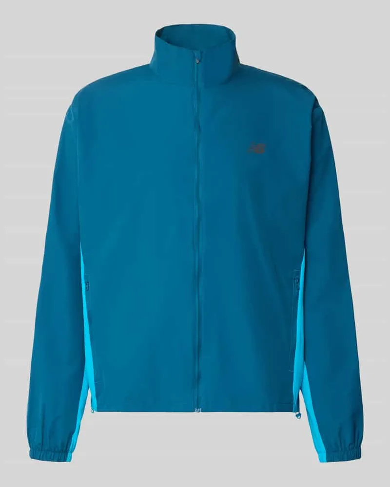 New Balance Trainingsjacke mit Stehkragen Modell 'FAST DAYS JACKET Petrol