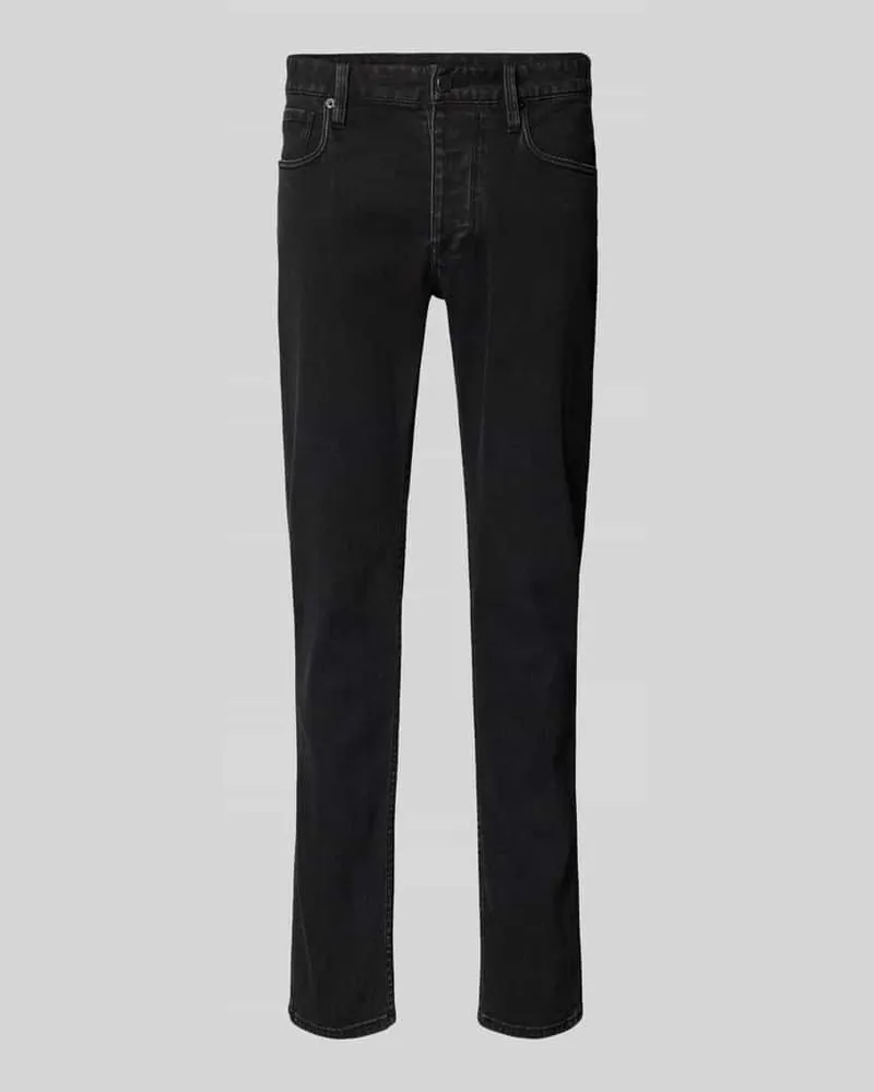 Emporio Armani Slim Fit Jeans im 5-Pocket-Design Anthrazit