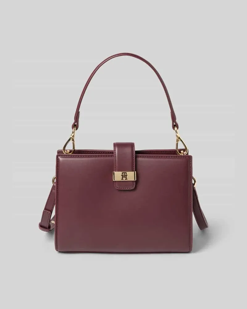 Tommy Hilfiger Henkeltasche mit abnehmbarem Schulterriemen Bordeaux