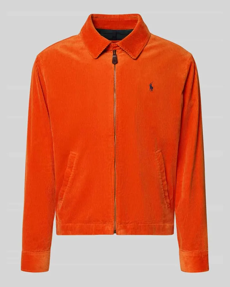 Ralph Lauren Regular Fit Blouson aus Baumwoll-Cord Orange
