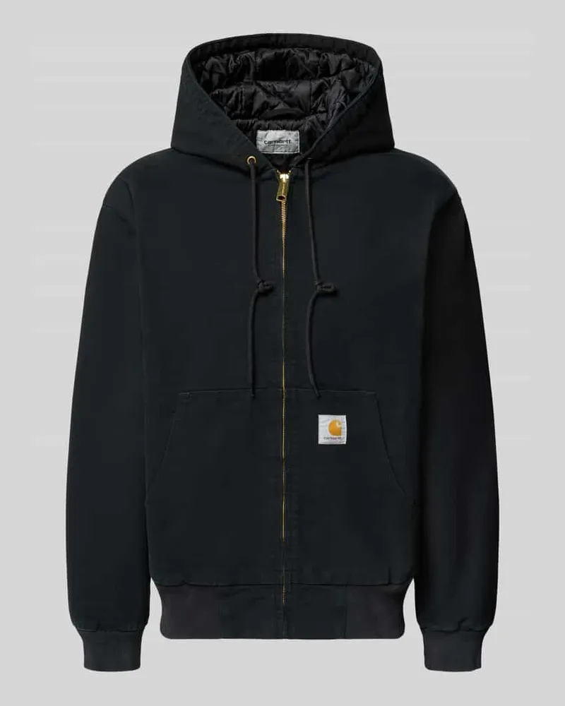 Carhartt WIP Bomberjacke mit gefütterter Kapuze Modell 'OG Active Jacket Black