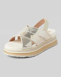 Liu Jo Sandale mit Label-Detail Beige