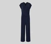 Jumpsuit in Wickel-Optik mit V-Ausschnitt