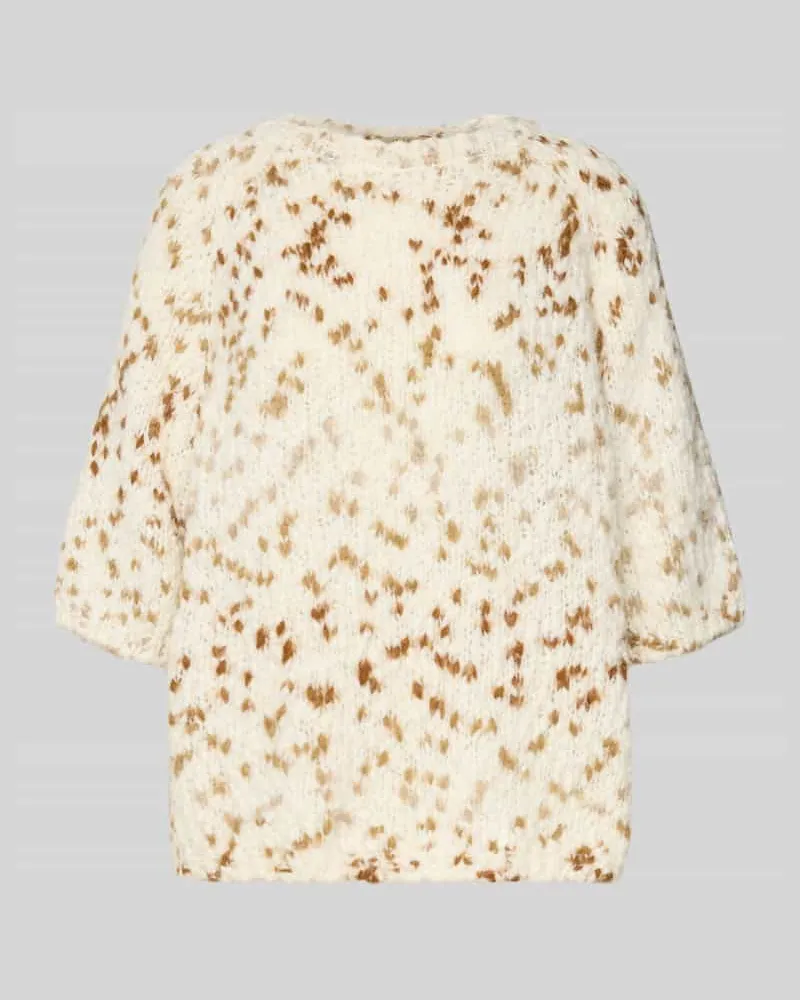 Smith & Soul Strickpullover mit Rundhalsausschnitt und 1/2-Arm Weiss