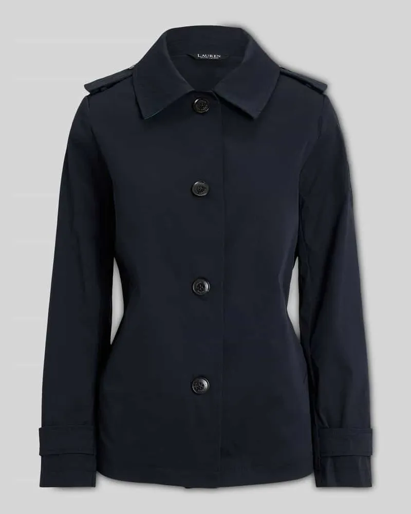 Ralph Lauren Regular Fit Trenchcoat mit Umlegekragen Marine