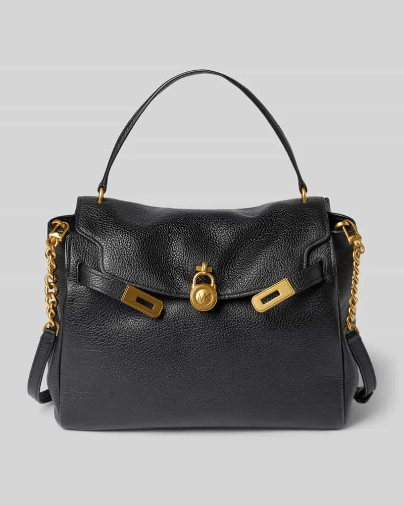 Michael Kors Handtasche mit Logo-Detail Modell 'Hamilton Black