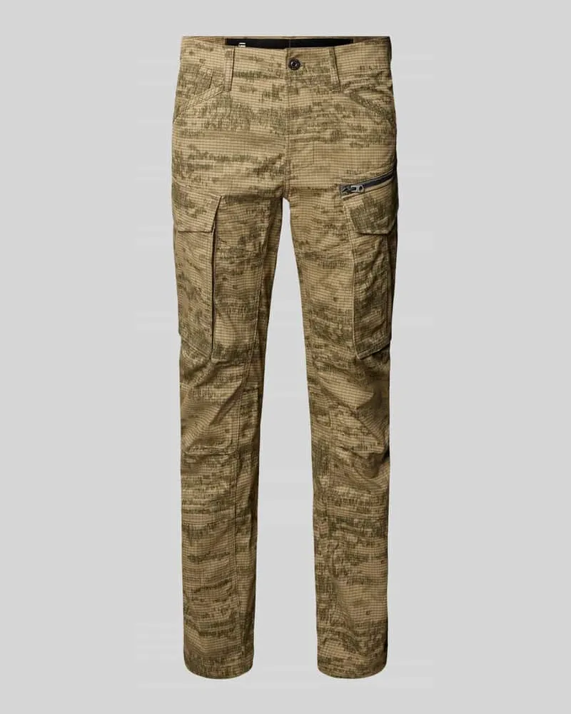 G-STAR RAW Regular Fit Cargohose aus reiner Baumwolle Modell 'Rovic Beige