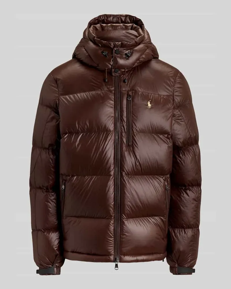 Ralph Lauren Regular Fit Steppjacke mit Zweiwege-Reißverschluss Mittelbraun