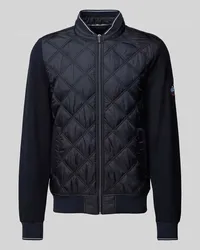 Christian Berg Sweatjacke mit Stehkragen Marine