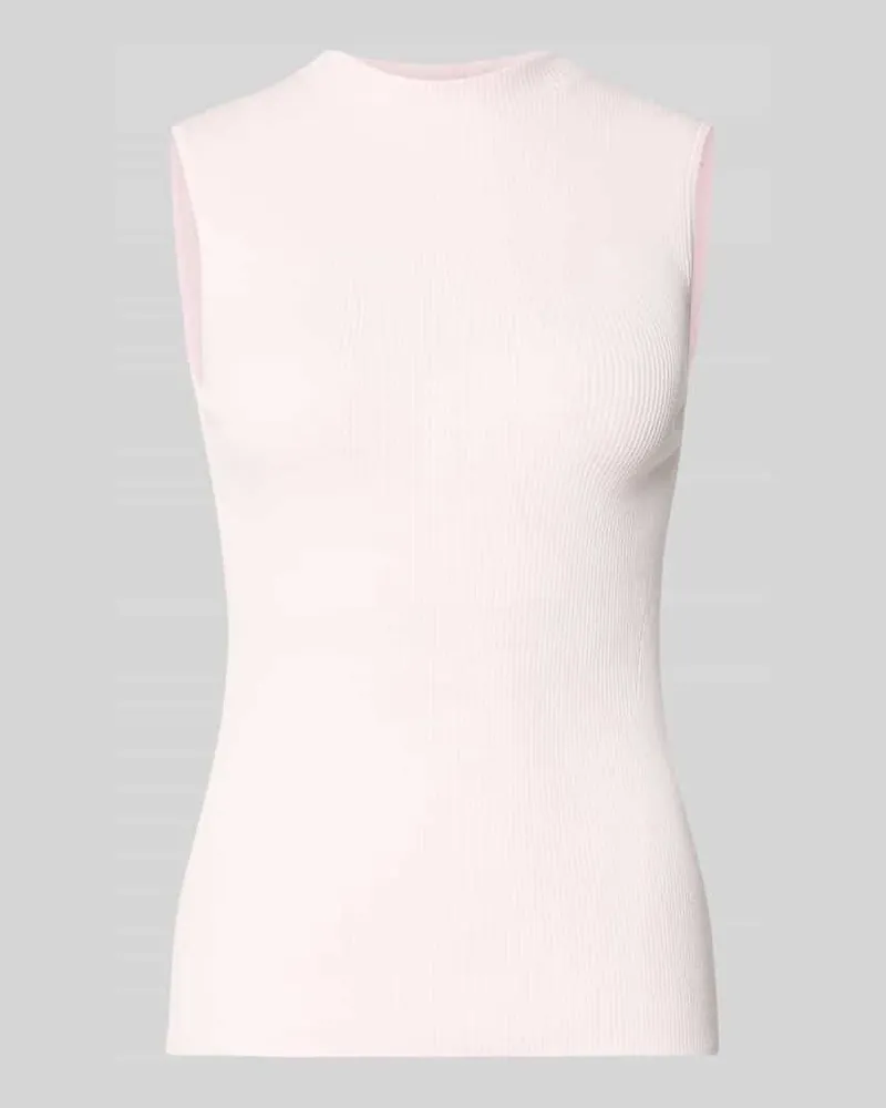 HUGO BOSS Slim Fit Top mit Mock-Neck Modell 'FESKIES Rose