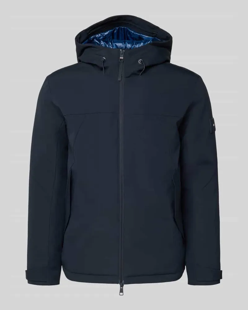 Tommy Hilfiger Regular Fit Funktionsjacke mit Kapuze Marine