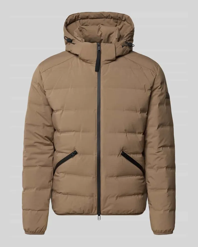 Marc O'Polo Regular Fit Daunenjacke mit Kapuze Camel