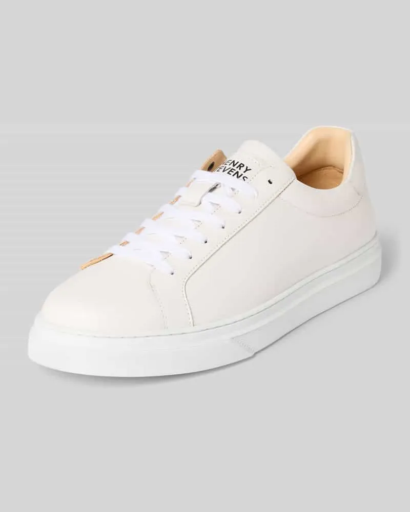 Henry Stevens Sneaker aus Leder Modell 'Travis Weiss