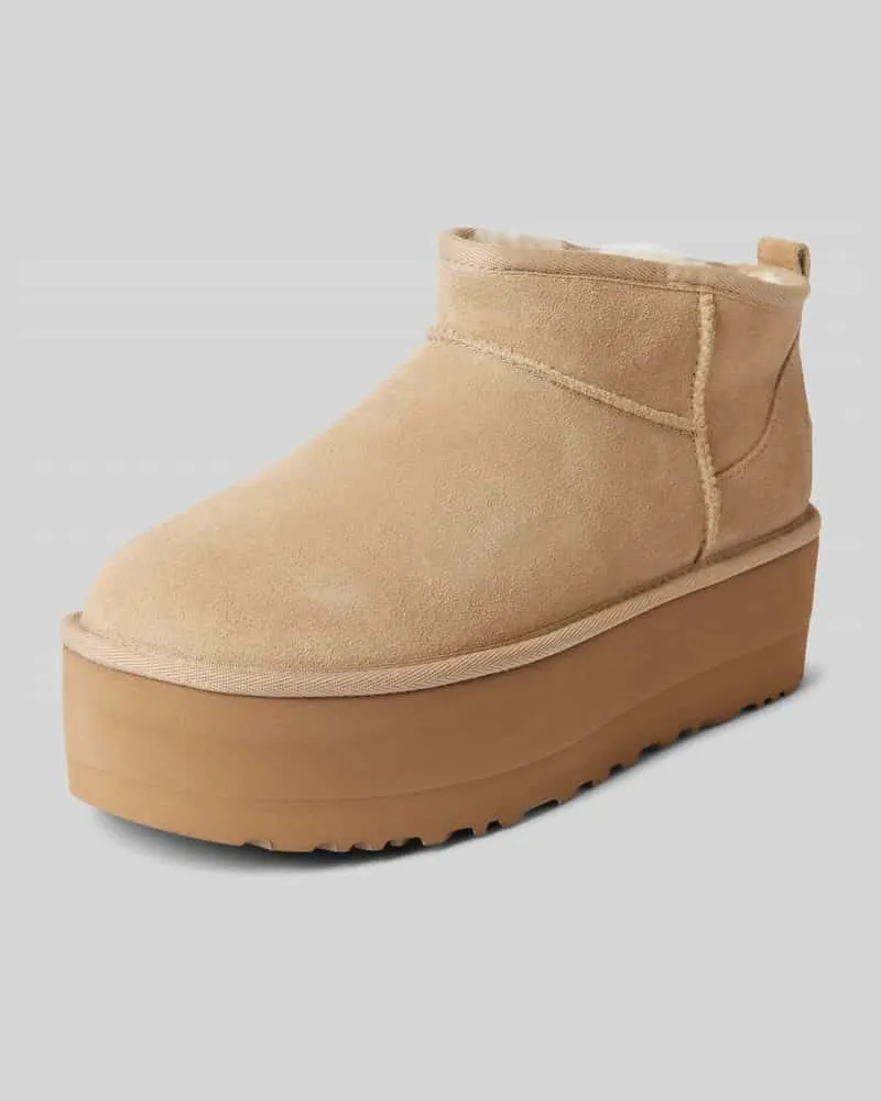 UGG Snow Boots mit Plateausohle Beige