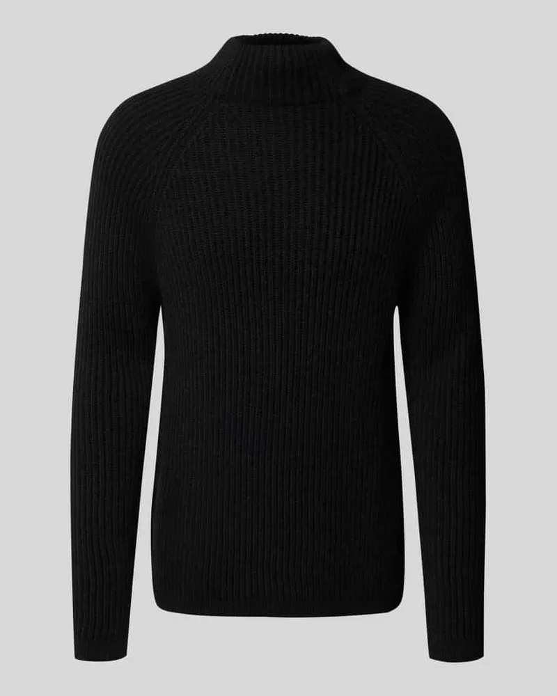 Drykorn Strickpullover mit Alpaka-Anteil Modell 'ARVID Black