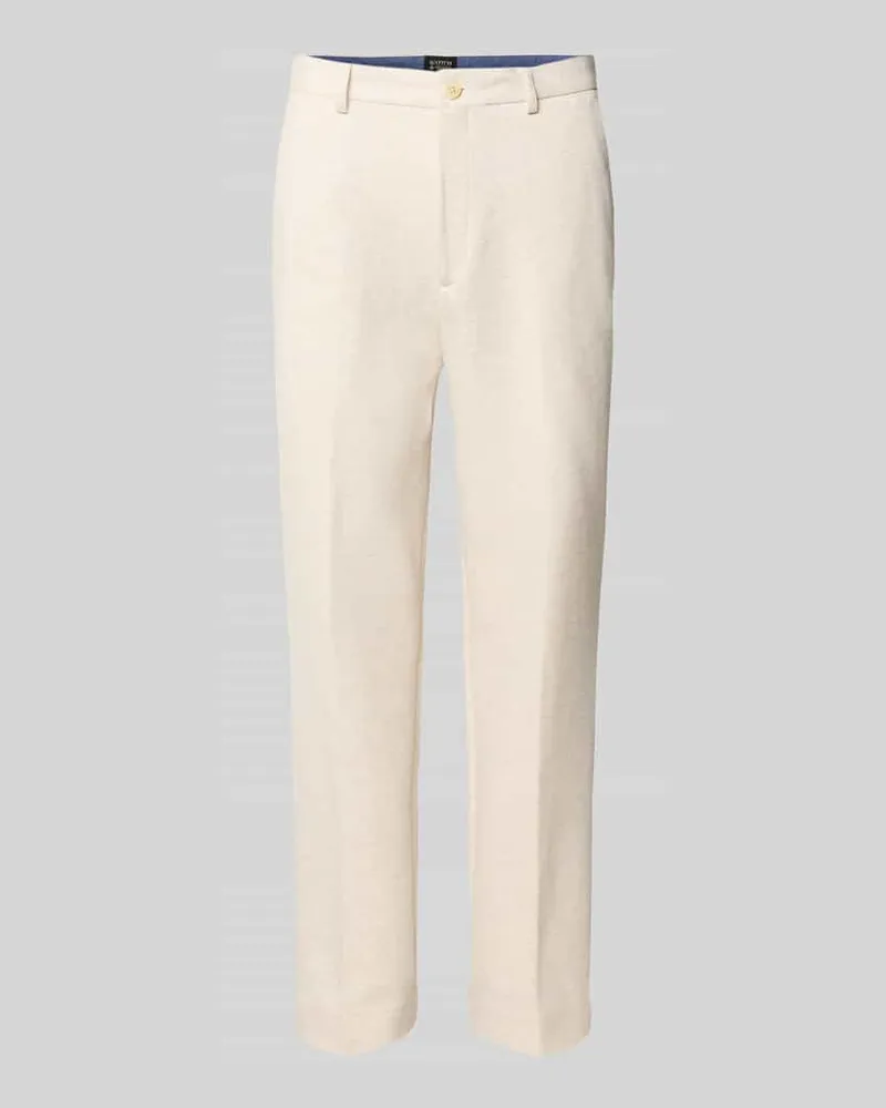 Scotch&Soda Slim Fit Stoffhose mit Gesäßtaschen Modell 'Mott Offwhite