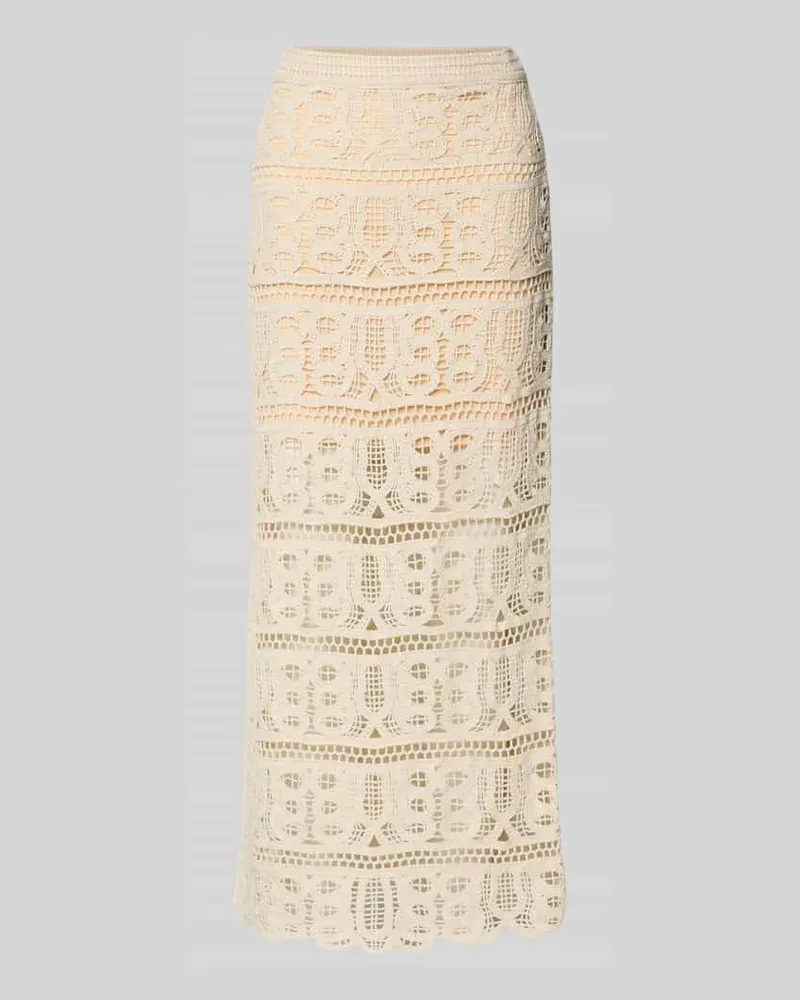 Guess Maxirock mit Häkelspitze Modell 'OCTAVIA Sand