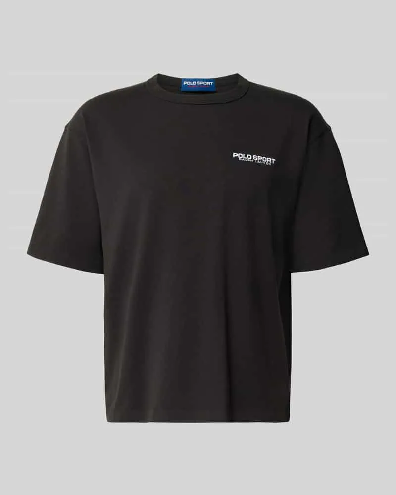 Ralph Lauren Regular Fit T-Shirt aus reiner Baumwolle Modell '10/1 Black