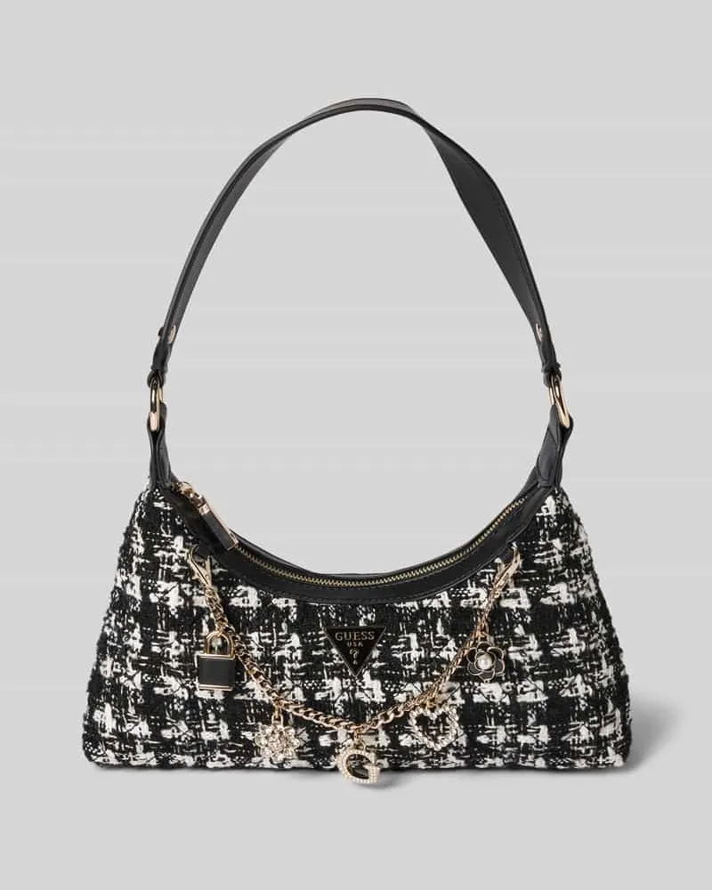 Guess Handtasche mit Applikationen Modell 'EVERLEE Black