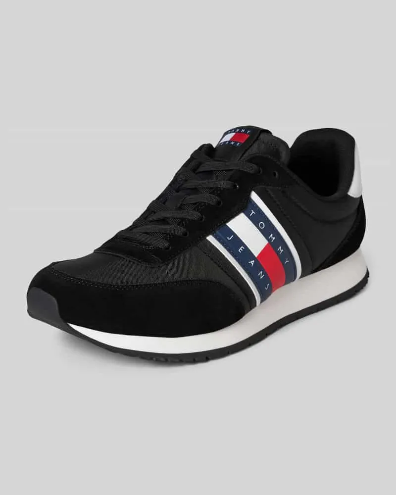 Tommy Hilfiger Sneaker mit Label-Print Black