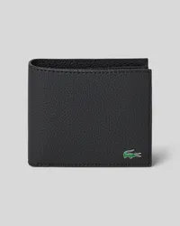 Lacoste Portemonnaie mit Label-Detail Modell 'BILLFOLD COIN WALLET Black