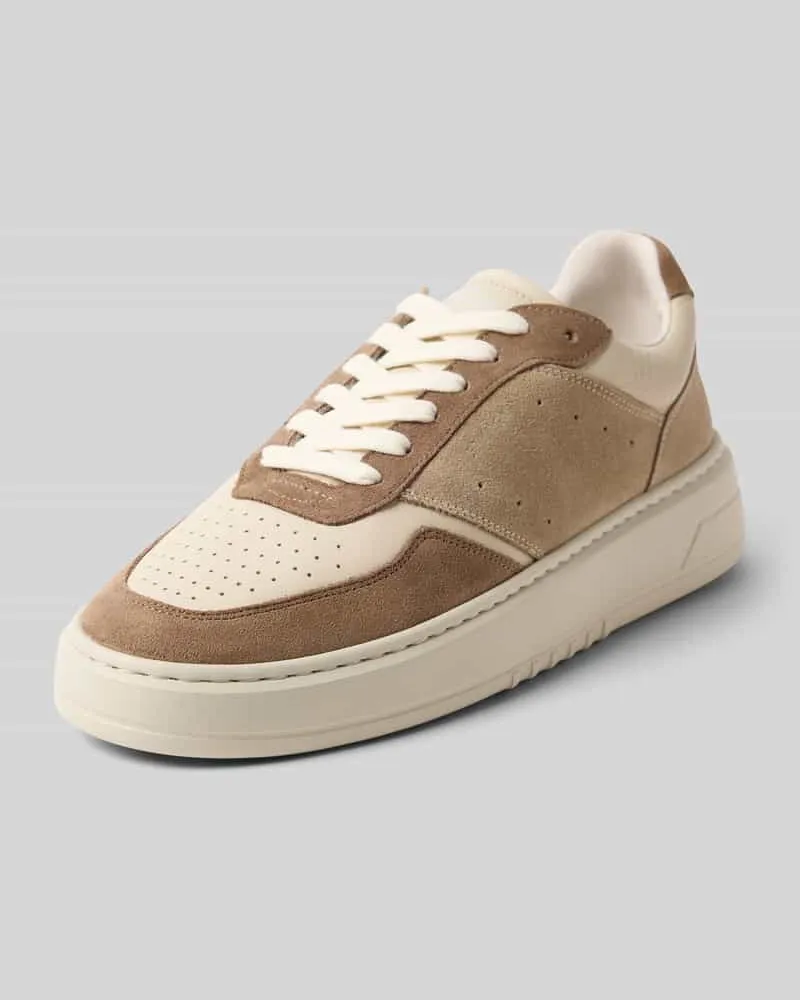 Copenhagen Sneaker aus Leder mit Schnürung Modell 'CPH1M Beige