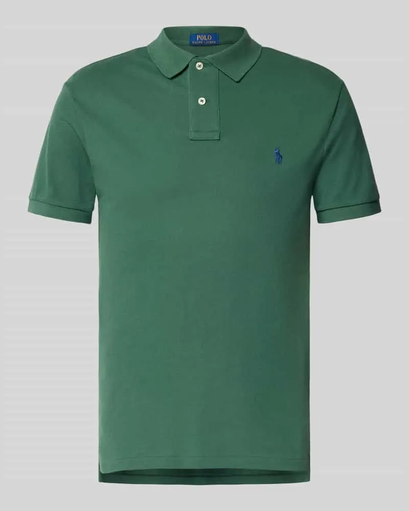 Ralph Lauren Poloshirt mit Label-Stitching Gruen