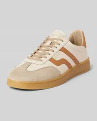 Gant Sneaker aus echtem Leder Beige