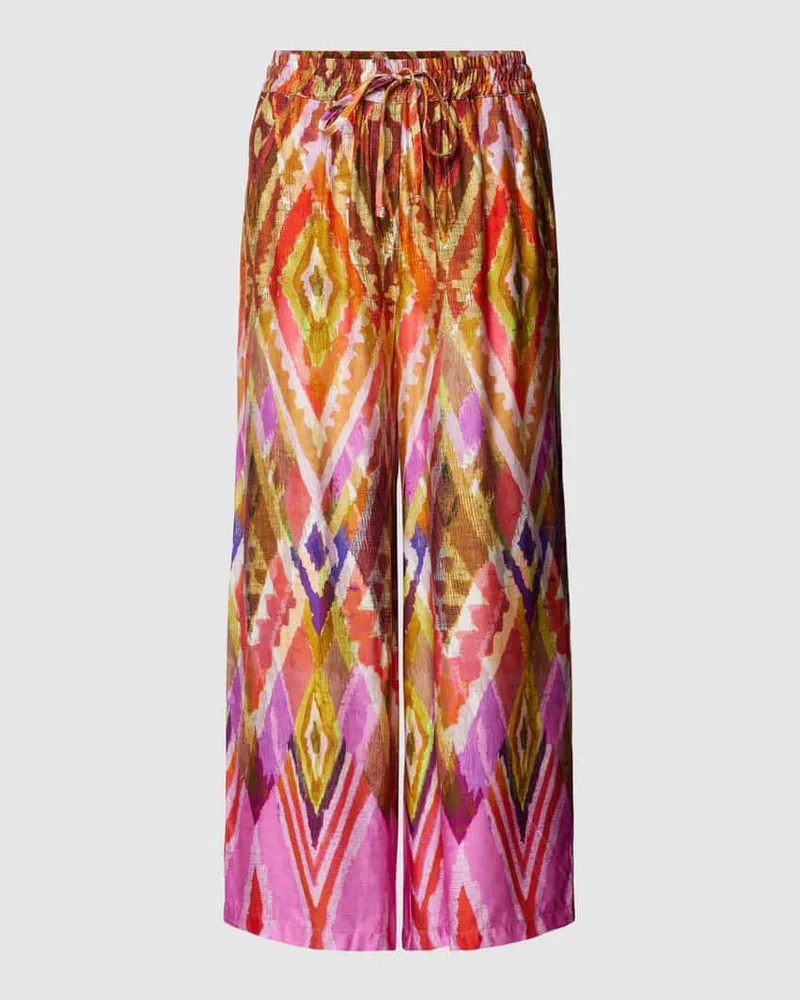 tonno e panna Stoffhose aus Viskose Modell 'Stinaton Pink