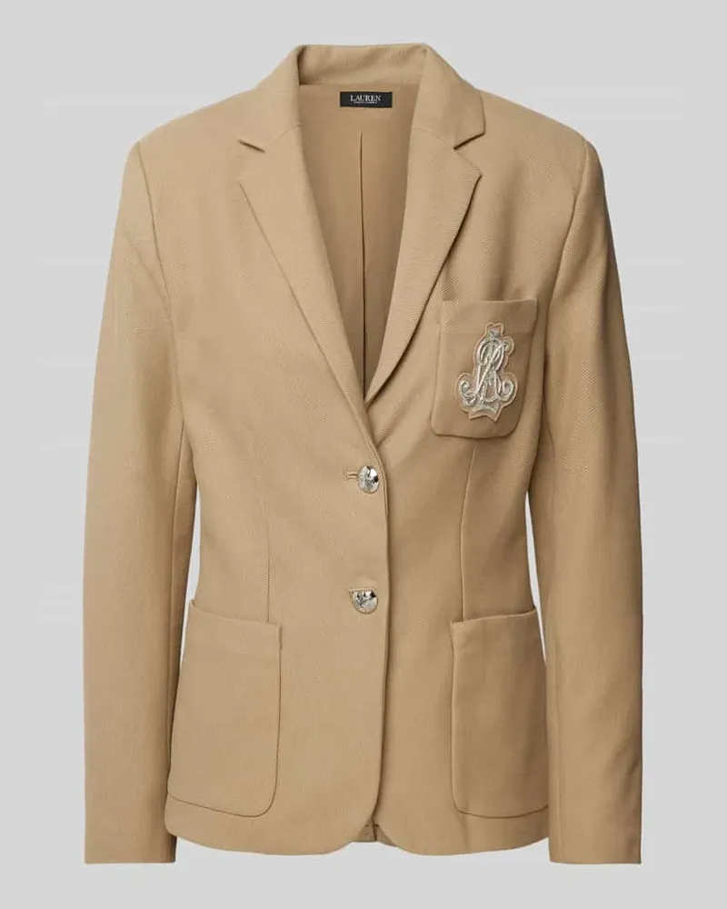 Ralph Lauren Blazer mit aufgesetzten Taschen Modell 'ANFISA Camel
