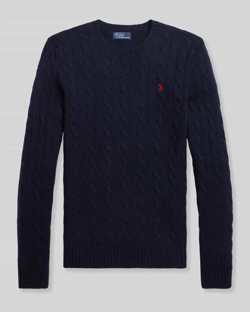 Ralph Lauren Regular Fit Strickpullover aus Woll-Kaschmir-Mix Marine