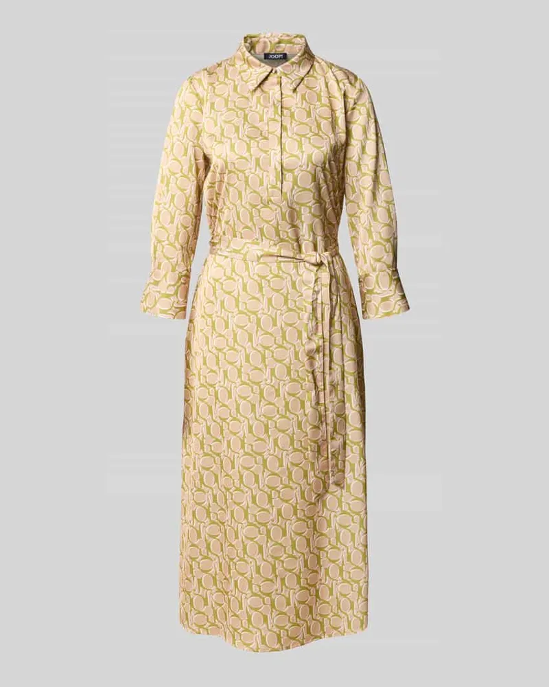 JOOP! Fließendes Freizeitkleid mit Allover-Muster Modell '263D32Diandra2 Beige