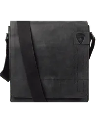 Strellson Messenger Bag aus Leder Modell 'Richmond Black