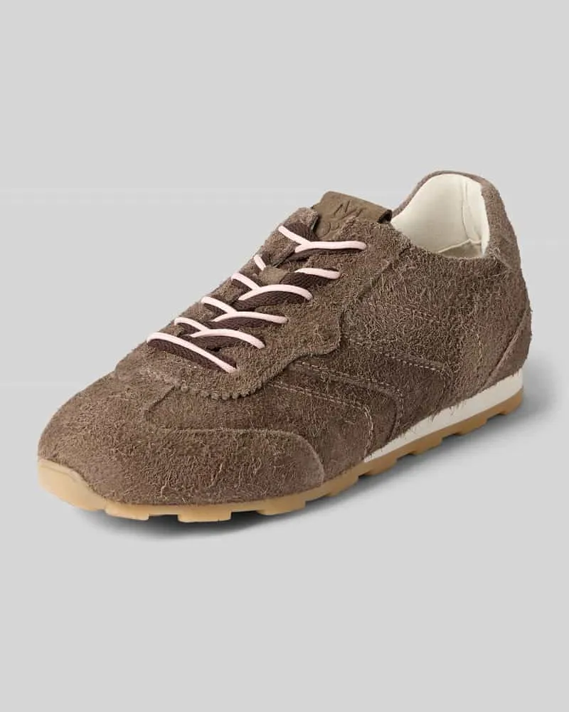 Marc O'Polo Sneaker mit strukturierter Oberfläche Modell 'Fabiana 4 Taupe