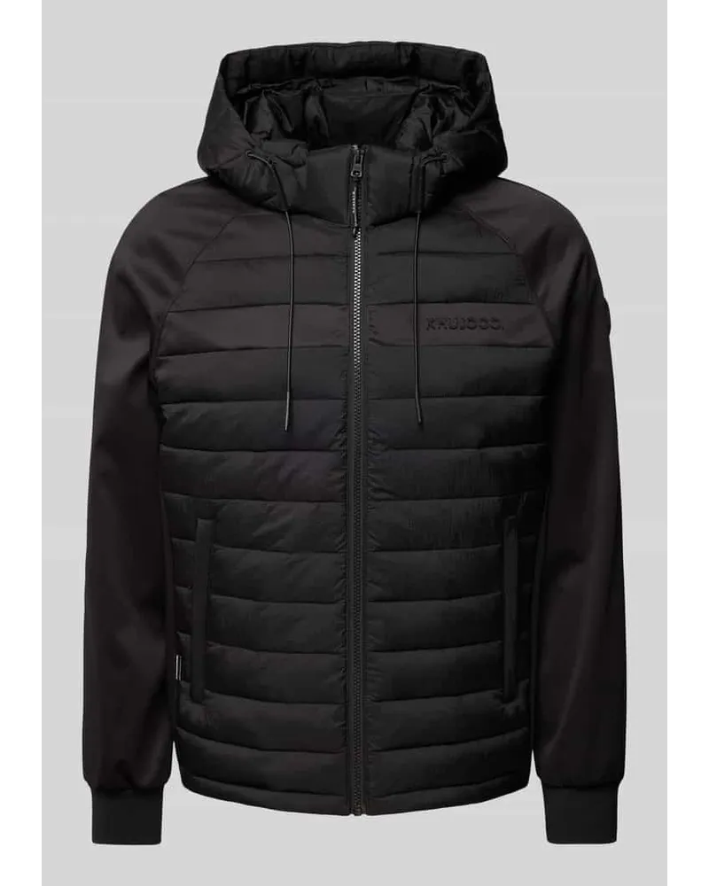 khujo Steppjacke mit Label-Details Modell 'COLLIN Black