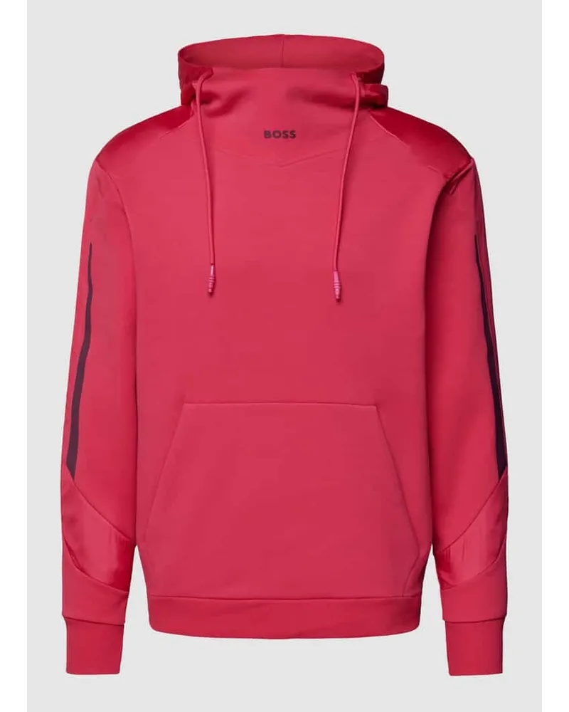 HUGO BOSS Hoodie mit Känguru-Tasche Modell 'Soodon Pink