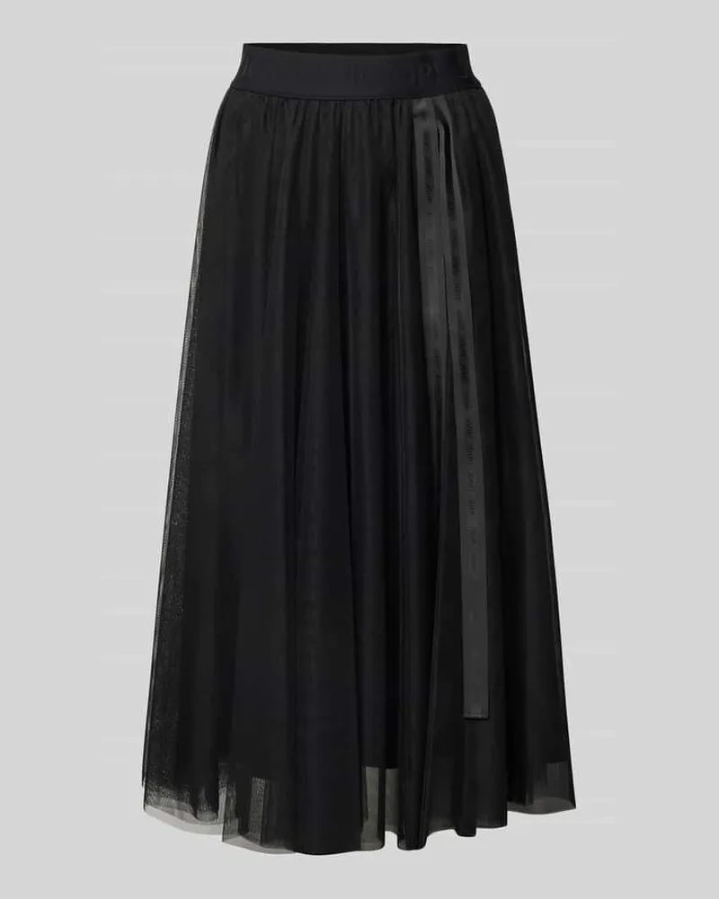 JOOP! Midirock mit gelegten Falten Modell 'Fridi Black