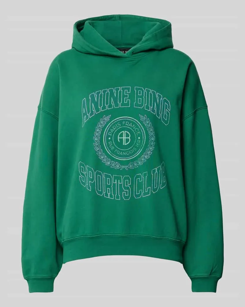 Anine Bing Sweatshirt mit Kapuze Modell 'HARVEY Hellgruen