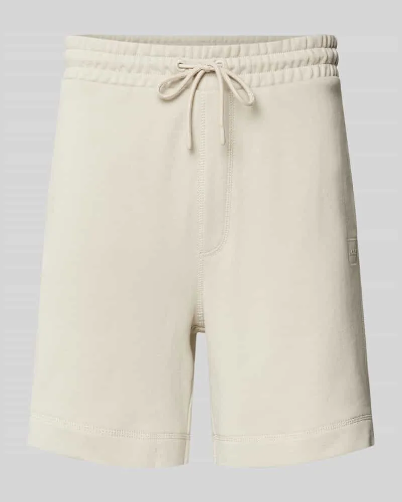 HUGO BOSS Shorts mit Label-Patch Modell 'Sewalk Sand