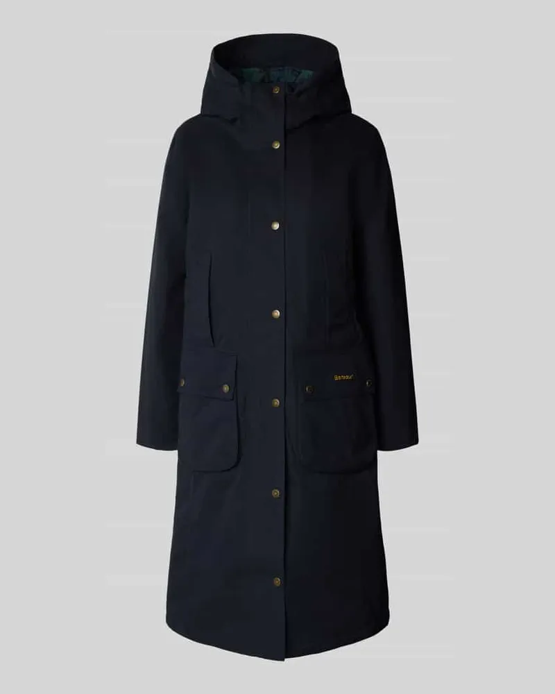 Barbour Regular Fit Funktionsmantel aus Baumwoll-Mix Modell 'BAMBURGH Marine